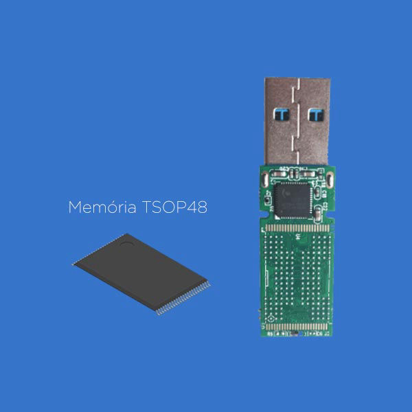 Pendrive com memória TSOP48